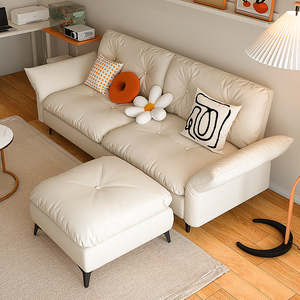 免洗科技布沙发布艺小户型三人双人客厅北欧简约现代出租屋公寓NX