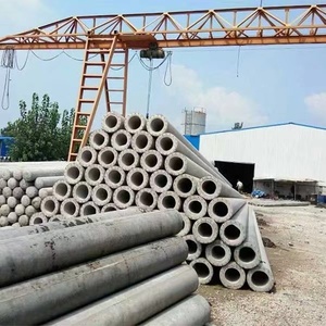 钢筋混凝土水泥电线杆18米21米法兰杆钢筋砼高强电杆国标电力杆