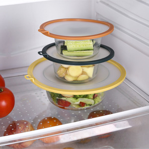 保鲜碗密封盖通用食品级硅胶盖保鲜膜剩饭剩菜保鲜盖菜罩冰箱