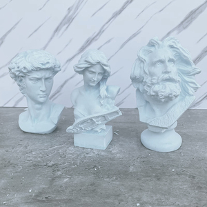 大号欧式马赛维纳斯阿波罗大卫石膏蜡烛人物头像雕塑美术硅胶模具