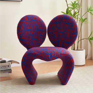创意米奇椅子艺术客厅休闲椅单椅网红座椅动物设计师单人椅沙发椅