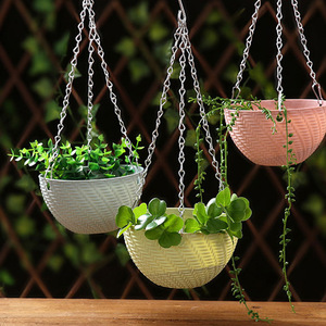 吸水特大植物挂墙垂吊吊兰花盆专用掉盆 吊盆式水培种绿萝的室内