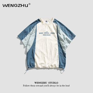 WENGZHU「设计师品牌」/男女同款/户外速干透气机能体恤衫短袖T恤