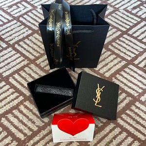 专柜YSL/圣罗兰包装口红香水粉底液金条美妆礼品盒礼品袋兰空盒子