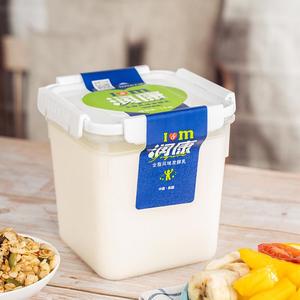 [顺丰包邮]新疆天润润康老酸奶1kg方桶装原味浓稠凝固低温益生菌