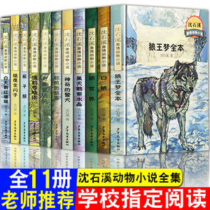 沈石溪动物小说全集 全11册 狼王梦全本代表作第七条猎狗儿童文学