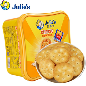 马来西亚进口茱蒂丝特脆乳酪饼干400g咸味芝士味办公室小零食盒装