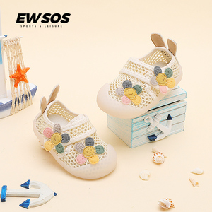 英国EWSOS宝宝网鞋子软底网面透气春夏季1一3岁女婴儿小童学步鞋