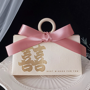 韩式喜糖盒新款创意小众糖盒结婚婚礼喜糖糖果盒袋高级喜糖礼盒子