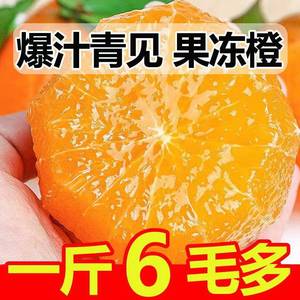 四川眉山青见果冻橙38号新鲜孕妇水果现摘农产品精选大果爱媛橙子