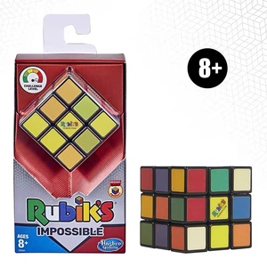 鲁比克Rubik's Impossible三阶魔方渐变色不可能复原儿童礼物玩具