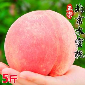 北京平谷水蜜桃新鲜水果大桃5斤桃子14号9号久保当季整箱礼盒