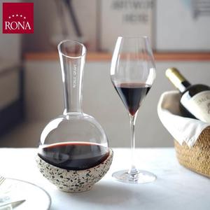 RONA洛娜原装进口天鹅红酒杯水晶玻璃欧式轻奢白葡萄酒香槟高脚杯
