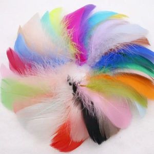 50pcs Colorful Feathers Fluffy Decorative Feathers Wedding