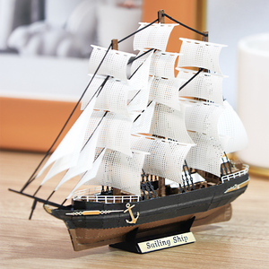 精品好物手工Diy帆船3D模型立体拼图模型送朋友送男友礼物伴手礼