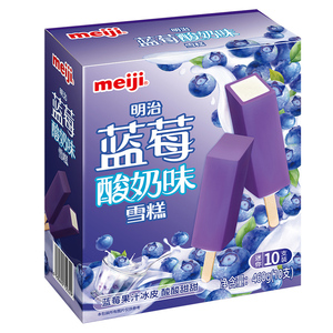 明治(meiji)蓝莓酸奶味雪糕 46g*10(新旧包装随机发部分23年日期)