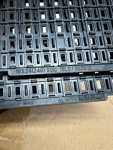 ic周转非模块黑塑料托盘电子件tray耐高温防静电LQFN封装芯片小号
