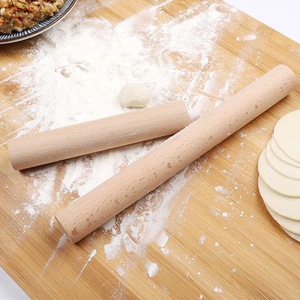 家用实木擀面棍擀面杖饺子皮小号擀面棒烘焙工具压面棍木质面粉棍