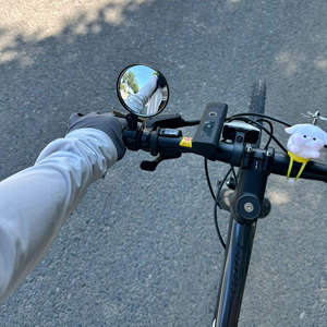 自行车后视镜山地车电动车单车摩托车反光镜凸面倒车镜后视镜通用