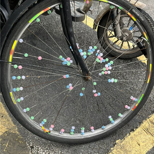 自行车辐条装饰山地车警示灯单车轮胎灯装饰配件骑行装备