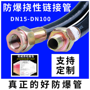 BNG防爆挠性连接管DN20穿线绕线桥架4/6分橡胶管道电线绕性连接管