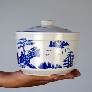 景德镇陶瓷糖缸带盖罐子盐罐家用油缸茶叶罐超大容量调味罐调味瓶