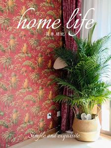 原装进口墙纸复古红色大花环保纯纸客厅沙发卧室背景墙布定制壁纸