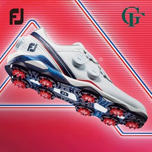 FootJoy高尔夫球鞋男士Tour Alpha系列三BOA旋钮有钉专业舒适golf