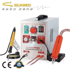 SUNKKO709A小型锂电池点焊机动力电池组焊接电焊笔碰焊机 CE认证