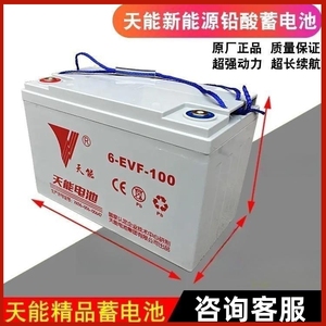 天能6-EVF-12V60A80A100A120A150A铅酸蓄电池电动汽车四轮车电瓶