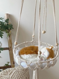 猫吊床幼猫夏天用悬挂式吊篮猫咪挂窝宠物阳台晒太阳神器大号秋千
