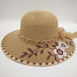 2024新款夏季遮阳盆帽可折叠大檐凉帽女士时尚防晒防光线太阳帽潮