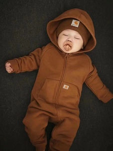 【现货】秋冬新款美国carhartt同款宝宝婴儿保暖外套哈衣连体