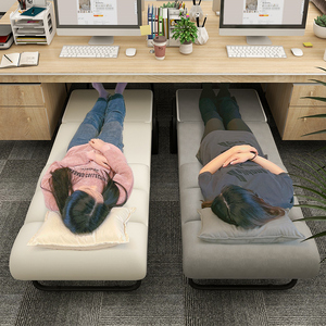 躺椅折叠午休午睡单人床懒人办公室躺坐两用椅电脑椅靠背沙发椅子