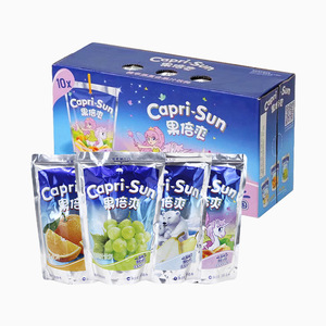 德国Capri-Sun果倍爽儿童果汁橙味解渴饮料整箱网红饮品200ml
