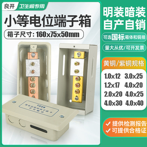 TD28联结等电位端子箱 LEB局部等电位盒带铜条国标等电位端子箱