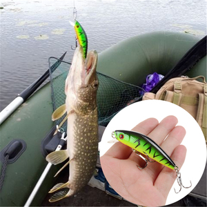 1PCS Minnow Fishing Lure Trolling Wobblers on Pike 70mm 7.9g