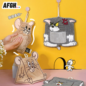 华纳正版AFGH猫和老鼠擦手巾TOM JERRY卡通可爱挂式吸水手帕厨房