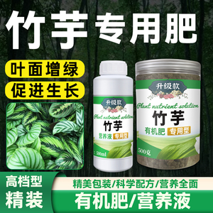 竹芋肥料营养液专用肥撖撗撘孔雀青苹果飞羽竹海银纹大叶的苗有机