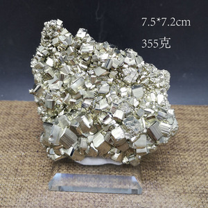 特价秘鲁黄铁矿原石摆件天然水晶立方体矿标奇石矿物晶体收藏标本