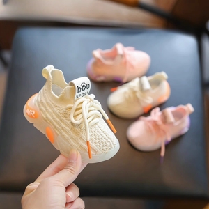 女宝宝鞋子春秋儿童椰子鞋1一2岁女童秋季透气小男童婴幼儿学步鞋