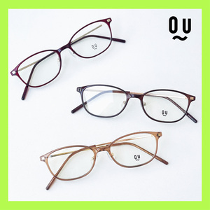 QU复古美式小框眼镜女超轻书呆子可配近视高度数防蓝光素颜远视男