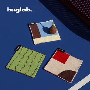 huglab.原创 碰面 纯棉针织杯垫装饰垫饰品垫隔热垫 手工创意北欧