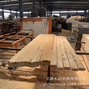 天津木材厂家销售定尺加工建筑木方木板 工程工地用枕木 异形厂家