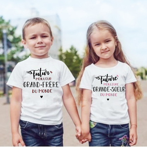 Future Big Brother/sister In The World Kids T-shirt  Baby An
