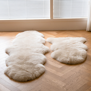 桓羊整张澳洲羊毛沙发垫纯羊毛地毯床边卧室客厅阳台衣帽间搭毯垫