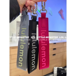 Lululemon never lost keychain单拍不发！手机钥匙链挂绳扣环