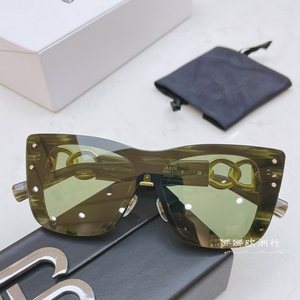 BALMAIN/巴尔曼23夏季新款简约时尚男女同款方框太阳镜墨镜眼镜
