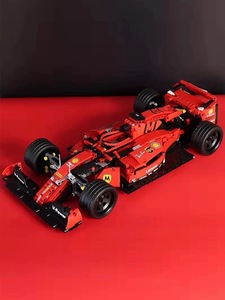 F1方程式赛车积木遥控模型机械组拼装益智玩具男孩成人高难度跑车