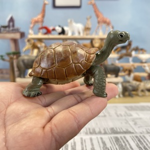 美国safari加拉帕戈斯象龟模型野生动物玩具车载摆件乌龟陆龟